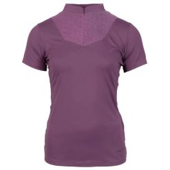 Dziewczęca koszulka do jazdy konnej Harry's Horse Denici Cavalli. Fioletowe t-shirty i topy dla dziewczynek HARRYS HORSE, z aplikacjami, z elastanu, bez ramiączek. Za 237.50 zł.