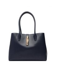 Furla Torebka Goccia M WB01978 ARE000 KH 4852S Granatowy. Niebieskie torebki do ręki damskie Furla, bez wzorów, ze skóry, bez dodatków. Za 1,529.00 zł.
