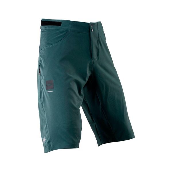 Spodenki rowerowe LEATT Shorts MTB Trail 2.0. Zielone szorty męskie LEATT, xl, bez wzorów, z materiału, casualowe. Za 399.00 zł.