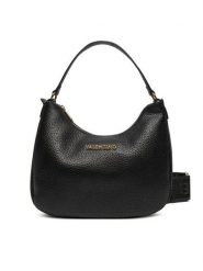 Valentino Torebka Blossom Re VBS8P207 Czarny. Czarne torebki do ręki damskie Valentino, bez wzorów, ze skóry, bez dodatków. Za 349.99 zł.