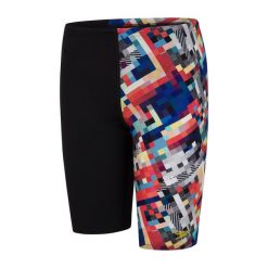 Jammery pływackie dziecięce Speedo Allover Digital Jammer. Czarne kąpielówki dla chłopców Speedo, bez wzorów. Za 79.99 zł.