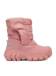 Hunter Śniegowce CEO-CP86-26157(III)DZ Różowy. Czerwone buty zimowe dziewczęce Hunter, bez wzorów, z materiału, bez zapięcia. Za 269.99 zł.