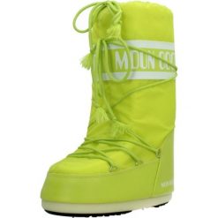Buty MOON BOOT ICON NYLON Żółty. Żółte trekkingi damskie Moon Boot, na zimę, trekkingowe. Za 658.25 zł.