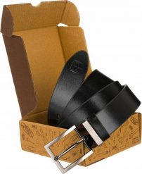 Peterson Szeroki, skórzany pasek męski z klasyczną klamrą - Peterson Długość paska 90. Paski damskie Peterson, bez wzorów, klasyczne. Za 77.45 zł.