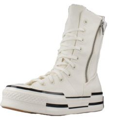 Buty Kobieta Converse Chuck 70 Plus Xhi biały. Białe obuwie sportowe damskie Converse, bez wzorów, ze skóry. W wyprzedaży za 527.70 zł.