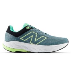 Buty męskie New Balance Fresh Foam 860 v14 M8602LU – zielone. Zielone buty sportowe męskie New Balance, z materiału, bez zapięcia, do biegania. Za 749.99 zł.