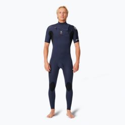 Pianka do pływania męska Rip Curl Dawn Patrol Performance 2/2 mm Chest Zip. Niebieskie buty sportowe męskie Rip Curl, bez zapięcia, rowerowe. Za 619.99 zł.