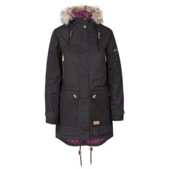 Parka Damska Wodoodporne Clea. Czarne parki damskie Trespass, l, bez wzorów, z materiału, z kapturem. Za 253.99 zł.