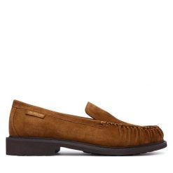 Mokasyny LOVE MOSCHINO. Brązowe mokasyny damskie Love Moschino. Za 1,059.00 zł.