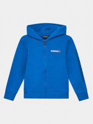 Napapijri Bluza NP0A4HG7 D Niebieski Regular Fit. Niebieskie bluzy dla chłopców Napapijri, bez wzorów, z bawełny, bez ramiączek, bez kaptura. Za 409.99 zł.