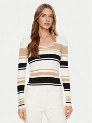Guess Sweter W5RR22 Z2Y72 Kolorowy Regular Fit. Swetry damskie Guess, l, z aplikacjami, z wiskozy, bez kołnierzyka, bez ramiączek, bez kaptura. Za 209.99 zł.