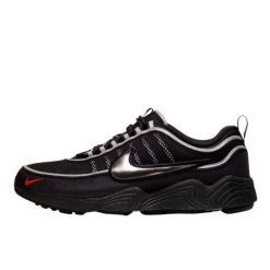 Buty do chodzenia dla dorosłych Nike Air Zoom Spiridon Black Metallic Silver. Czarne obuwie sportowe damskie Nike, bez wzorów, z gumy, na fitness i siłownię, nike zoom. Za 584.65 zł.