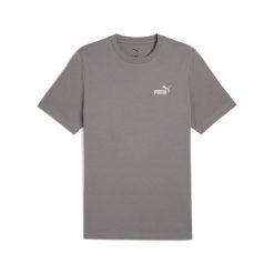 Puma Koszulka Ess Small No.1 Logo 68253579. Szare koszulki sportowe męskie Puma, m, bez wzorów, z bawełny, bez kołnierzyka, bez ramiączek. Za 102.20 zł.