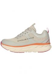 Buty sportowe damskie Endurance Salia. Brązowe obuwie sportowe damskie Endurance, bez wzorów, z materiału, do biegania. Za 253.50 zł.