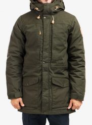 Kurtka ocieplana męska Fjallraven Singi Wool Padded Parka. Zielone parki męskie Fjällräven, na zimę, m, bez wzorów, z bawełny, bez kaptura. Za 1,655.49 zł.