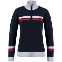Sweter damski Swix Blizzard Warm. Niebieskie bluzy sportowe damskie Swix, bez wzorów, bez kaptura, narciarskie. Za 776.50 zł.
