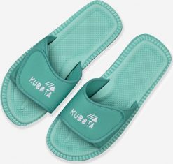 Kubota Klapki sportowe na rzep morskie Kubota 39. Zielone klapki damskie Kubota, bez wzorów, sportowe, bez obcasa. Za 45.00 zł.