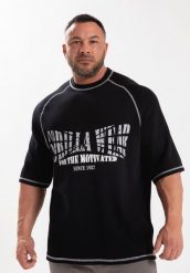 Finley Duże rozmiary Koszulka - Czarny/Szary. Szare koszulki sportowe męskie GORILLA WEAR, l, bez wzorów, z bawełny, bez kołnierzyka, bez ramiączek, na fitness i siłownię. Za 209.00 zł.