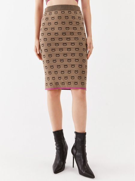 Pinko Spódnica ołówkowa 101565 A112 Brązowy Slim Fit. Brązowe spódnice damskie Pinko, s, bez wzorów, z wiskozy, ołówkowe. Za 759.99 zł.