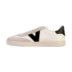 Buty VICTORIA 1126184V Czarny. Białe obuwie sportowe damskie VICTORIA, bez wzorów, z materiału, do biegania. Za 305.99 zł.