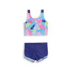 Kostium kąpielowy dwuczęściowy surfingowy dla dzieci Lemon Explore WL5. Stroje kąpielowe dla dziewczynek LEMON explore, bez wzorów, z elastanu. Za 89.90 zł.