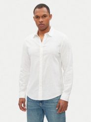Pepe Jeans Koszula Arnau PM308844 Biały Regular Fit. Białe koszule męskie Pepe Jeans, m, bez wzorów, z bawełny, bez kołnierzyka, bez ramiączek. Za 219.99 zł.