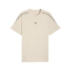 T-shirt męski PUMA Essentials Tape Tee Alpine Snow - beżowy. Niebieskie t-shirty męskie Puma, m, bez wzorów, z bawełny, bez kołnierzyka. Za 84.99 zł.