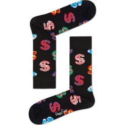 Happy Socks - Skarpety Andy Warhol Dollar. Czarne skarpety męskie Happy Socks, z bawełny. W wyprzedaży za 39.90 zł.