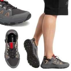 Buty męskie KADVA Chorro. Szare trekkingi męskie KADVA, na lato, przed kostkę, trekkingowe. Za 179.99 zł.