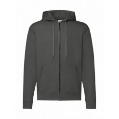 Męska Klasyczna Bluza Z Kapturem. Szare bluzy męskie Fruit of the Loom, m, bez wzorów, z kapturem. Za 81.99 zł.
