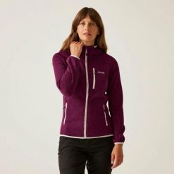 Bluza damska z kapturem Regatta Newhill II. Czerwone bluzy damskie Regatta, m, bez wzorów, z dzianiny, z kapturem. Za 216.00 zł.