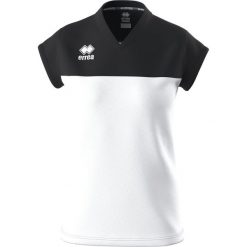 Koszulka damska Errea Bessy. Białe koszulki sportowe damskie ERREA, bez wzorów, sportowe, bez kołnierzyka. Za 184.50 zł.