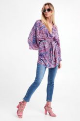 Kimono false BA&SH. Bluzki damskie Ba&sh, xs, bez wzorów, bez kołnierzyka, bez ramiączek. W wyprzedaży za 460.57 zł.
