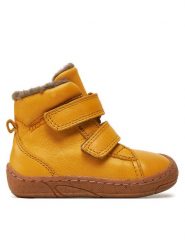 Froddo Kozaki Minni Winter G2110142-4 M Żółty. Żółte buty zimowe dziewczęce Froddo, bez wzorów, ze skóry, bez zapięcia. Za 339.99 zł.