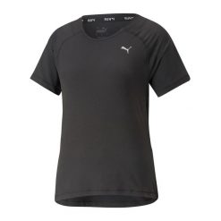 Koszulka do biegania damska PUMA Run Cloudspun. Czarne t-shirty damskie Puma, s, bez wzorów, z syntetyku, sportowe, bez kołnierzyka. Za 119.99 zł.