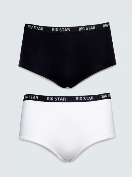 Figi damskie bawełniane dwupak Helinah 000. Figi damskie Big Star, l, bez wzorów, z bawełny. Za 59.99 zł.