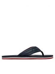 Tommy Hilfiger Japonki Hilfiger Padded Beach Sandal FM0FM05801 Granatowy. Niebieskie klapki męskie Tommy Hilfiger, z syntetyku. Za 189.99 zł.