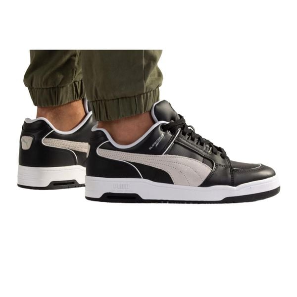 Trampki Męskie Slipstream Retro Sum. Czarne trampki męskie Puma, bez wzorów, z gumy, retro, bez zapięcia. Za 252.20 zł.