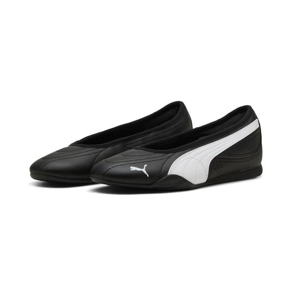 Damskie baleriny Catch Soleil PUMA. Czarne baleriny damskie Puma, na lato, bez wzorów, z gumy, eleganckie, bez obcasa, na płaskiej podeszwie. Za 258.85 zł.