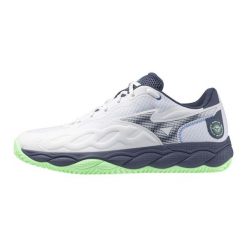 Buty do tenisa Mizuno Wave Enforce Court CC. Białe buty sportowe męskie Mizuno, bez zapięcia, tenisowe, mizuno wave. Za 467.00 zł.