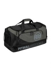 Torba męska Pitbull Treningowa Fight Hilltop. Czarne torby sportowe męskie PITBULL, bez wzorów, z kauczuku, duże. Za 209.99 zł.