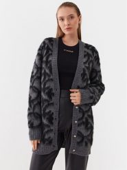 Pinko Kardigan Iguana 101712 A14L Szary Regular Fit. Szare kardigany damskie Pinko, l, bez wzorów, z syntetyku. Za 1,599.00 zł.