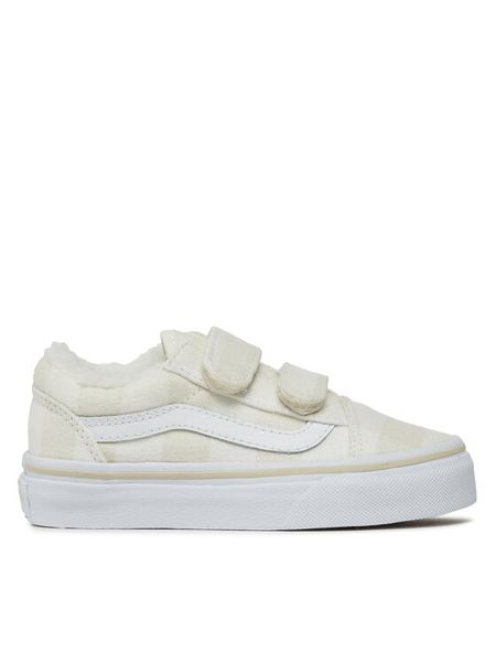 Vans Tenisówki Uy Old Skool V VN000VHEBPH1 Kremowy. Białe buty sportowe dziewczęce Vans, bez wzorów, z materiału, bez zapięcia, tenisowe. Za 139.99 zł.