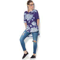 Colour Pleasure Koszulka CP-033 200 granatowo-biała r. uniwersalny. T-shirty damskie Colour Pleasure. Za 76.57 zł.