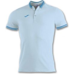 Koszulka polo do tenisa dla chłopców Joma Bali II. Niebieskie t-shirty dla chłopców Joma, bez wzorów, z bawełny, bez ramiączek. Za 133.60 zł.