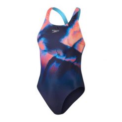 Strój kąpielowy jednoczęściowy damski na basen Speedo Digital. Czerwone kostiumy jednoczęściowe damskie Speedo, xs, bez wzorów, sportowe, do pływania. Za 467.42 zł.
