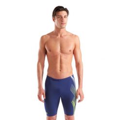 Spodenki pływackie męskie Arena Sea Water Swim Jammer. Niebieskie szorty męskie Arena, m, bez wzorów. Za 199.99 zł.