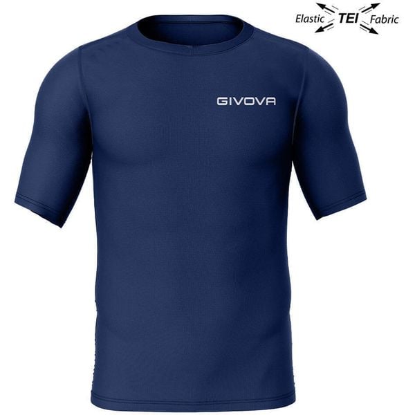 Koszulka Sportowa Givova Corpus 2XL dla Mężczyzn - Oddychająca i Lekka. Niebieskie koszulki sportowe męskie Givova, m, bez wzorów, bez kołnierzyka, bez ramiączek, do piłki nożnej. Za 156.99 zł.