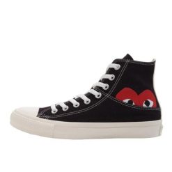 Converse Comme des Garçons Black Half Logo. Czerwone trampki i tenisówki damskie Converse, bez wzorów, bez zapięcia. Za 1,690.77 zł.