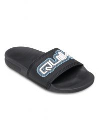 Sandały wsuwane dla Chłopcy RIVI Czarny. Szare sandały chłopięce Quiksilver, z gumy, bez zapięcia. Za 149.99 zł.